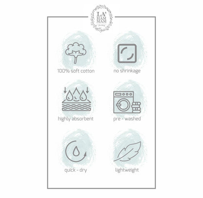 Hammam Peshtemal Pure Cotton Beach Towel