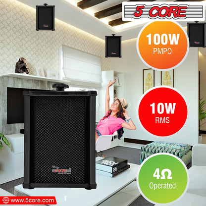 5 Core 4000W PA System Outdoor Indoor Commercial Industrial Grade Pagi