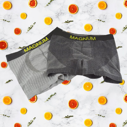 Boxer Briefs Charcoal Cotton Breathable 2 Pack Underwear