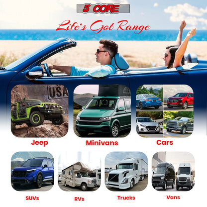 5Core 6.5 Inch Midrange Car Door Speaker 360W Subwoofer w Aluminum