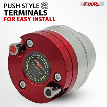 5Core 3.5 Inch Tweeters 60W Max 30W RMS 25.4mm Voice Coil Super