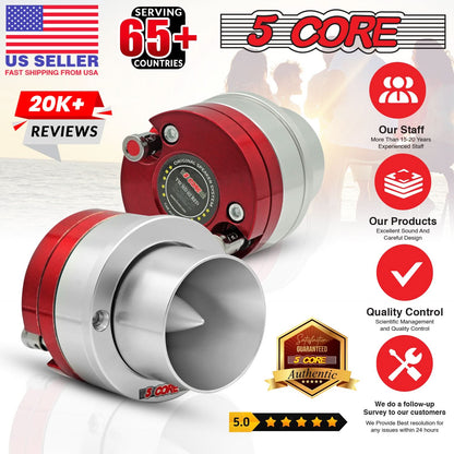 5Core 3.5 Inch Tweeters 60W Max 30W RMS 25.4mm Voice Coil Super