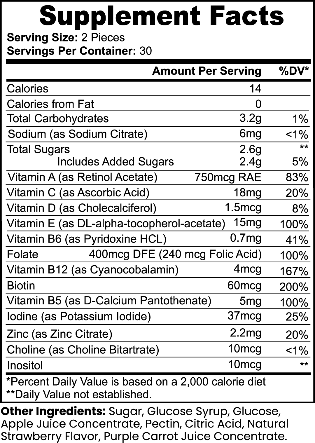 Multivitamin Gummies (Adult)(Healthcare)