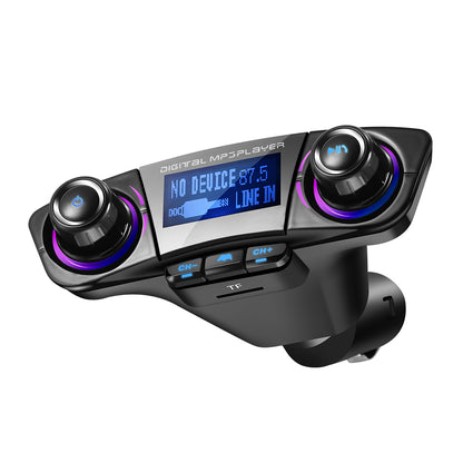BT06 Car FM Transmitter MP3 Player - Bluetooth 4.0, USB Charging, LED Display, AUX Input/Output