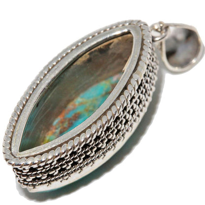 Turquoise Marquise Cut Pendant
