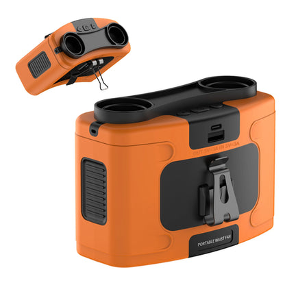 20000mAh Outdoor Portable Waist Fan Hanging Neck Fan Strong Wind with