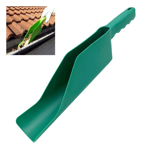 Getter Gutter Scoop Flexes High Handle Cleaning Roof Tool Dirt Debris
