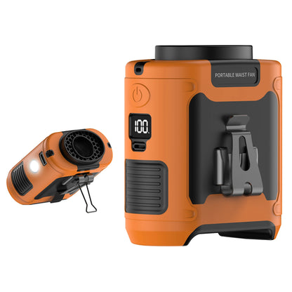 20000mAh Outdoor Portable Waist Fan Hanging Neck Fan Strong Wind with