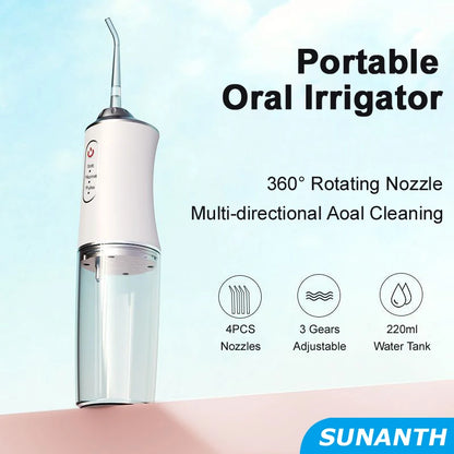 Portable Cordless Teeth cleaning machine Travel Oral Irrigator USB