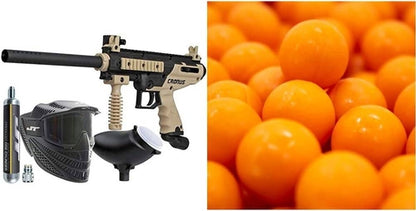 Tippmann Cronus PowerPack Basic Tan Includes 90gram Tank, JT Raptor