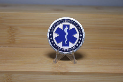 EMS Emergency Medical Service Ambulance Challenge Coin