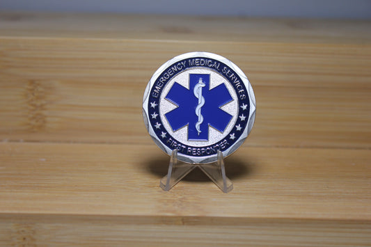 EMS Emergency Medical Service Ambulance Challenge Coin