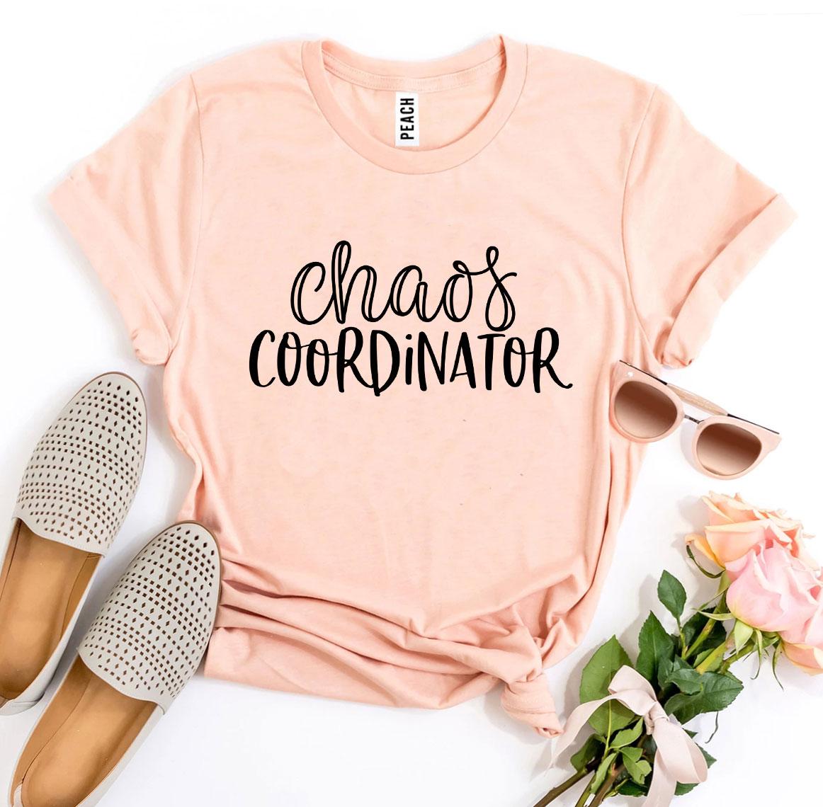 Chaos Coordinator T-shirt - Premium Ring Spun Cotton, Soft Textile Flex Print, Bella Canvas