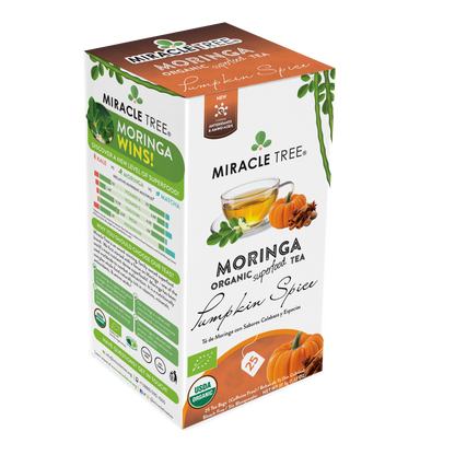 Miracle Tree's Organic Moringa Tea, Pumpkin Spice