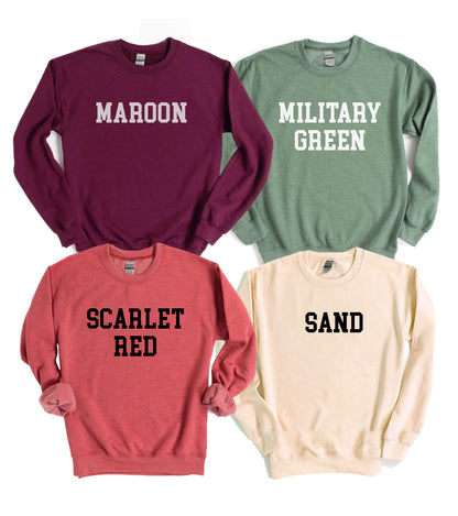Unisex Comfort Crew Neck Sweatshirt