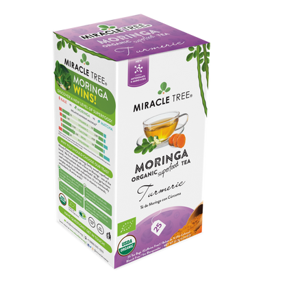 Miracle Tree's Organic Moringa Tea, Turmeric