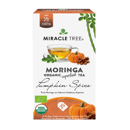 Miracle Tree's Organic Moringa Tea, Pumpkin Spice