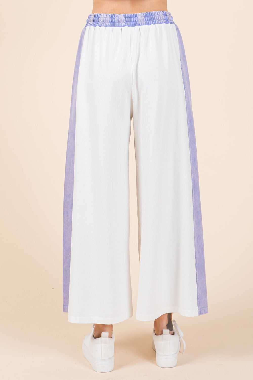 Mittoshop Color Block Wide Leg  Pants