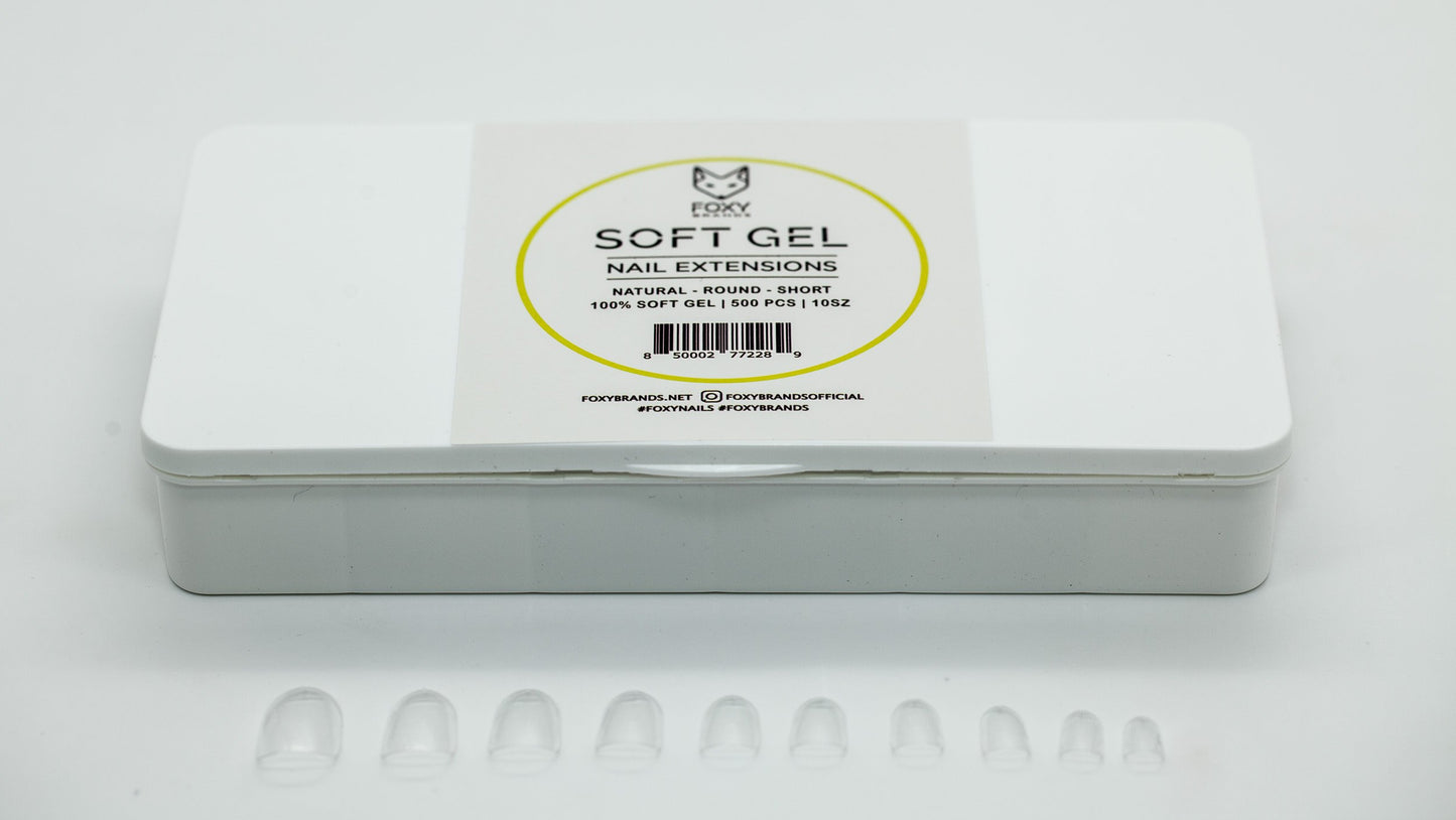 Gel Tips - Short Round