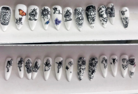 Fairy Press on nails