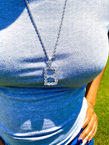 Pendant - So Icy Printed Letter